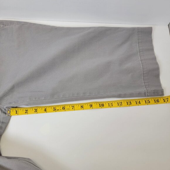 J Crew Womens Favorite Fit Stretch Gray Capri 97% Cotton Pants 10 - Picture 9 of 11